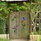 4 Pack Metal Hummingbird Wall Art Decor Metal Colorful Birds 3D Outdoor Sculpture Iron Outdoor Hanging Decor Ornaments Metal Hand-made Bird Wall Art Fence Decorations for Living Room Patio Balcony